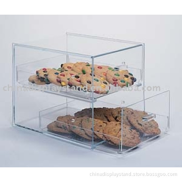 acrylic bakery display